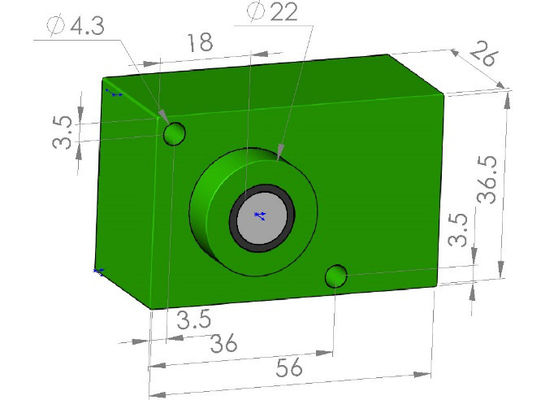 125ms Response Delay PBT FRP 200Khz Ultrasonic Level Sensor